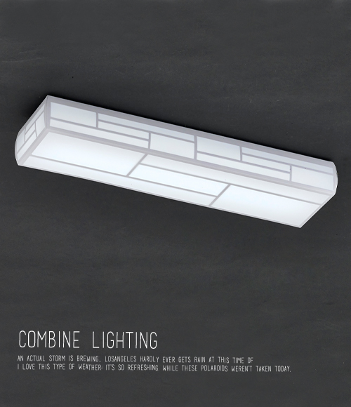 LED 컴바인 주방/욕실등 25W스트레치 씰링 시스템